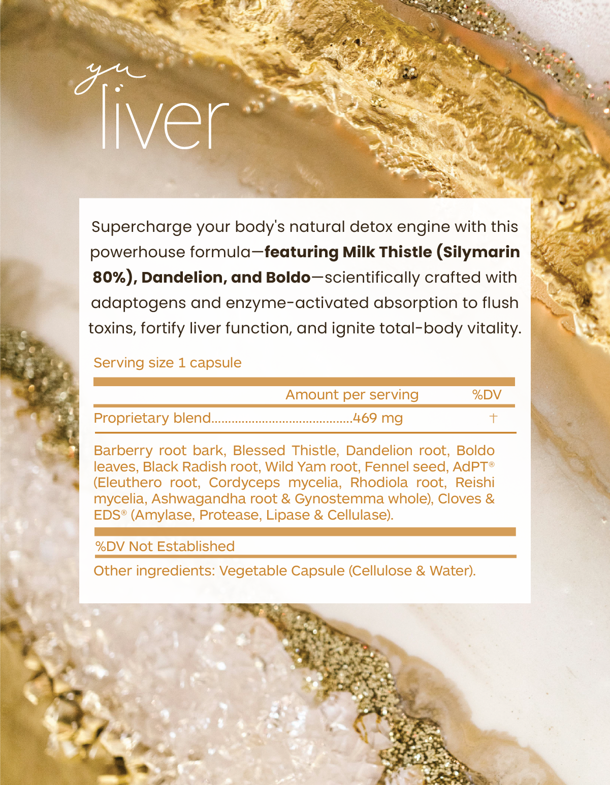 yu-CLEAN full-body detox supplement for women – liver, gut, and lymph cleanse